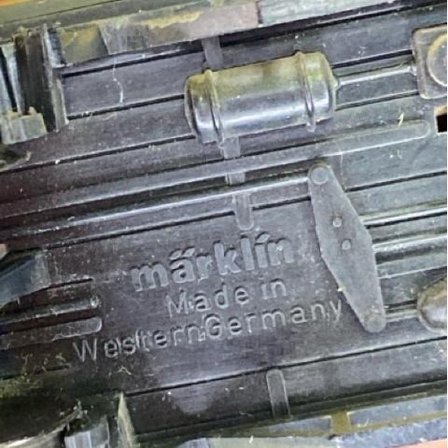 166 - Marklin H0 Gauge models, all converted to two-track - goods wagon, boxed. Steam engine 89006, diesel... 