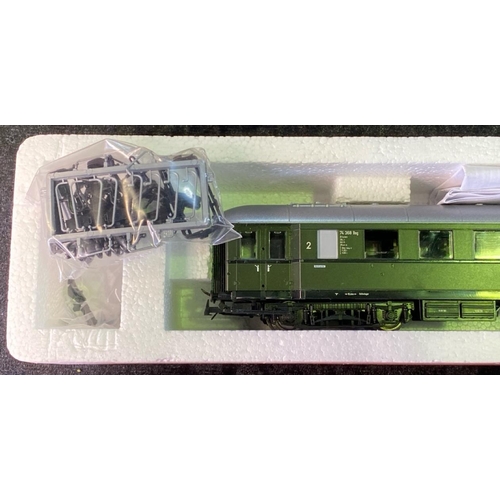176 - Roco H0 Gauge boxed models - one 43314 steam engine and three carriages.