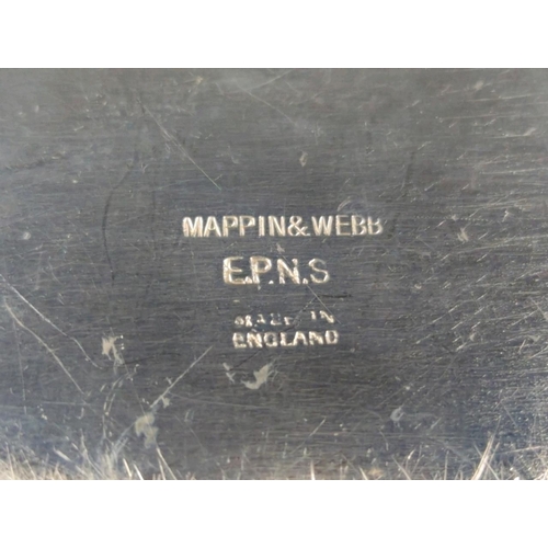 95 - Several fine-looking pieces of silver plate tableware, including an egg cups and spoons set, and a M... 