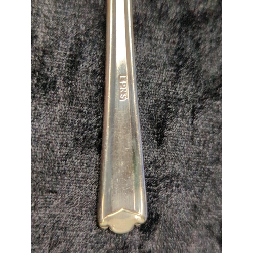 99 - Assortment of vintage silver plate and stainless steel cutlery.