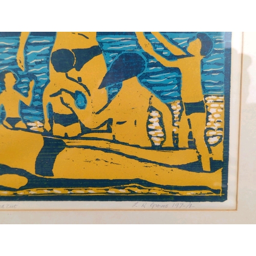 16 - Framed and signed Lyndon.R. Groves 