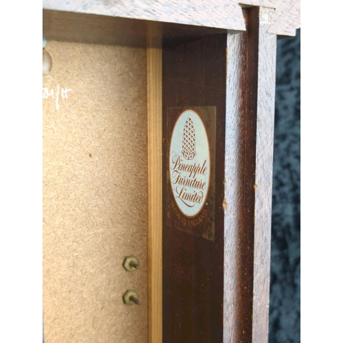 2 - Reproduction style wall clock with pendulum - battery-operated. Approx H60 x 24cm.