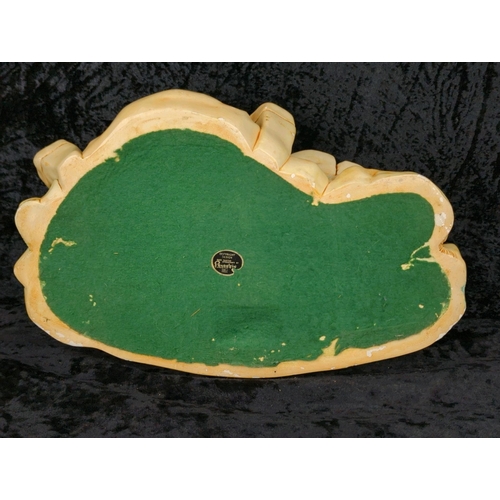 23 - Large two-piece, hand-painted vintage PenDelfin ‘The Large House’ ceramic ornament. Approx H54cm.