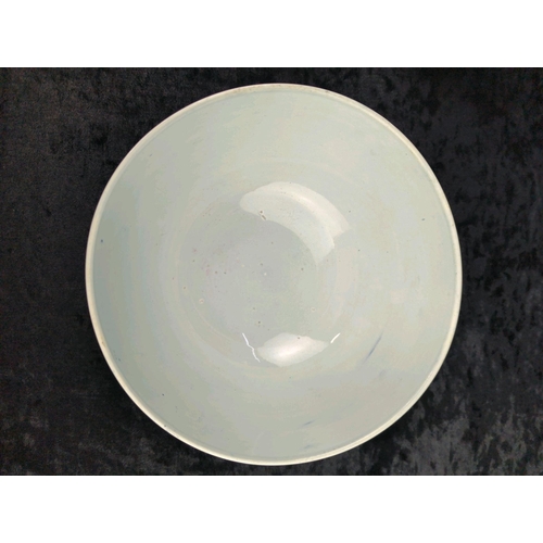 46 - Three pieces of antique blue and white German ceramics - a Franz Anton Mehlem (Royal Bonn) bowl, and... 