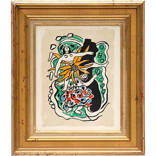144 - FERNAND LEGER 'Cirque', lithograph, 1950, edition 300, 40cm x 32cm, framed and glazed.