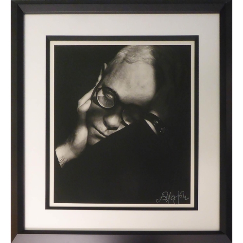 170 - HERB RITTS (American Fashion Photographer) 'Elton John, Los Angeles, 1989', gelatin silver print, si... 