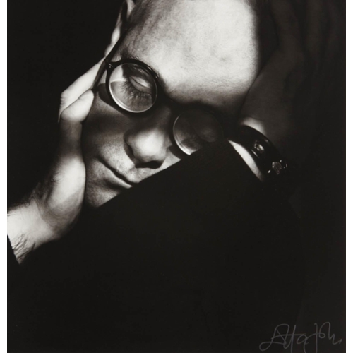 170 - HERB RITTS (American Fashion Photographer) 'Elton John, Los Angeles, 1989', gelatin silver print, si... 