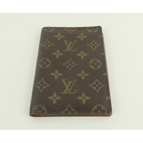 397 - LOUIS VUITTON PASSPORT HOLDER, monogram canvas featuring two further flying pockets for boarding pas... 