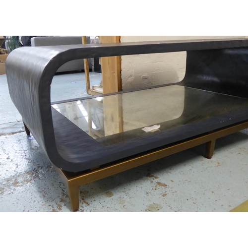 62 - JULIAN CHICHESTER WILHELM LOW TABLE, 125cm x 76cm x 46cm. (slight faults)