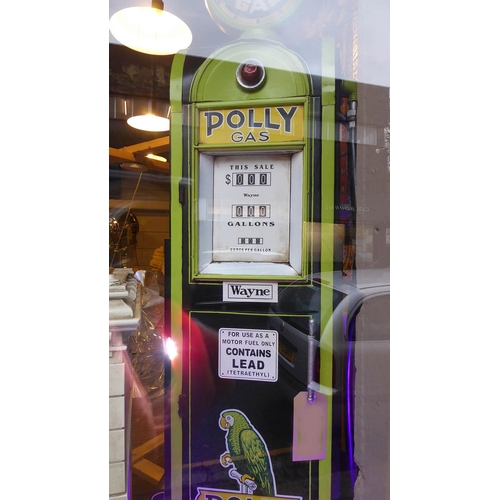 47 - FAUX AMERICAN GAS PUMP CABINET, 180cm H. (slight faults)