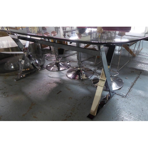 175 - MAXALTO PATHOS DINING TABLE, by Antonio Citterio, 29cm x 90cm x 73.5cm. (slight faults)