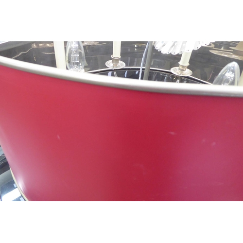 173 - CHARLES EDWARDS DRUM CEILING LIGHT, 80cm diam.