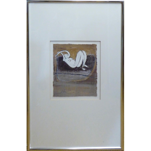 131 - JANN ROWLEY (Australian b.1941) 'Laying Nude', 'Reclining Nude' and 'Dancing Figures', a set of thre... 
