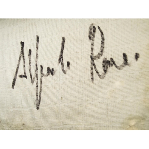 135 - ALFREDO ROMERO (Contemporary Spanish) 'Coca Cola', strappo, gold leaf, and graffiti on cotton canvas... 