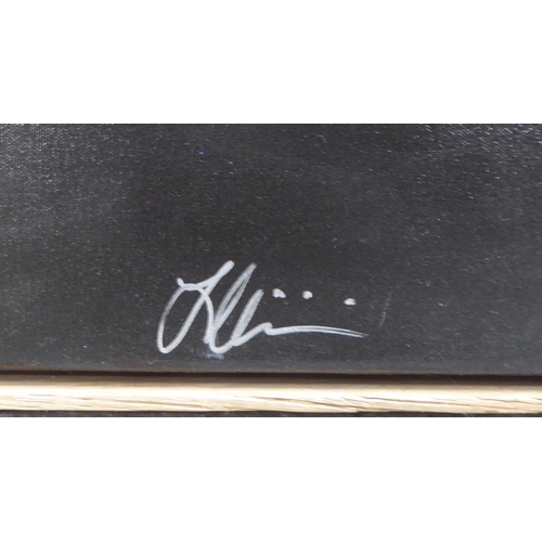 141 - LOUIS OLIVIERI (NY photographer) 'Ruin Porn', photographic print on canvas, signed lower right, 82cm... 