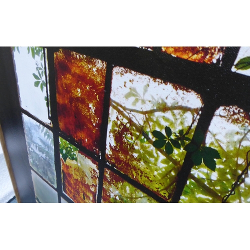 141 - LOUIS OLIVIERI (NY photographer) 'Ruin Porn', photographic print on canvas, signed lower right, 82cm... 