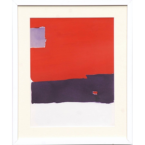 149 - NICOLAS DE STAEL 'Abstract', 1959, pochoir, printed by Daniel Jacomet, 32cm x 25cm, framed and glaze... 