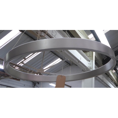 23 - CEILING LIGHT, contemporary led ring design, 60cm diam approx.