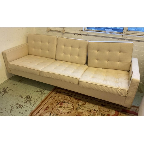 1 - AFTER FLORENCE KNOLL SOFA, 227cm.