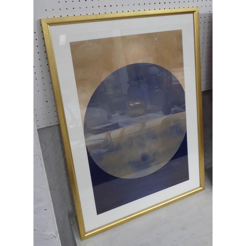 10 - CONTEMPORARY SCHOOL UNTITLED DIPTYCH, framed and glazed, 73cm x 53cm. (2)