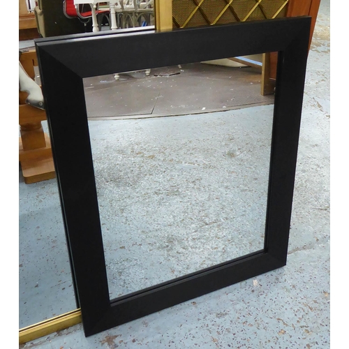 27 - WALL MIRRORS, a collection of four, various sizes and descriptions, 90cm x 75cm at largest. (4)