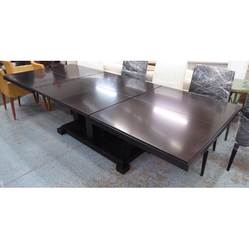 24 - SELVA DOWNTOWN EXTENDABLE DINING TABLE, 280cm x 115cm x 75.5cm fully extended.