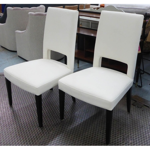 25 - SELVA DOWNTOWN DINING CHAIRS, a set of ten, 102cm H. (10)