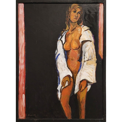 70 - FRANK BEANLAND (1936-2019) 'Rose, May 04', oil on board, 69cm x 52cm, signed, inscribed verso, frame... 