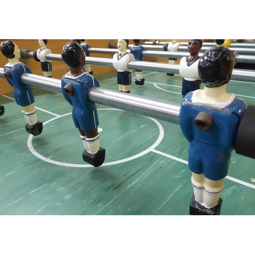 87 - BRONZINI LE STADIUM TABLE FOOTBALL, with balls, 152cm x 100cm x 91cm approx.