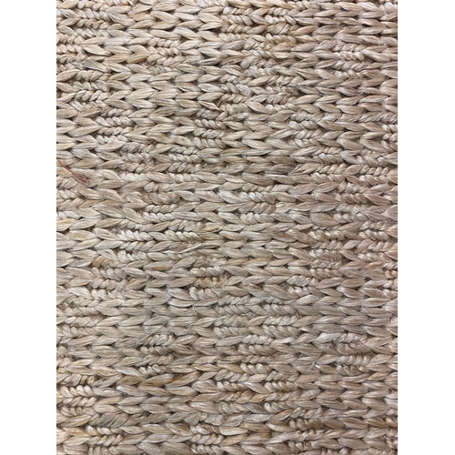 308 - CLASSIC HAND WOVEN JUTE CARPET, 360cm x 270cm.