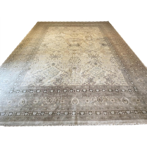 310 - FINE TABRIZ HAJI JALLILY CARPET, 430cm x 300cm.