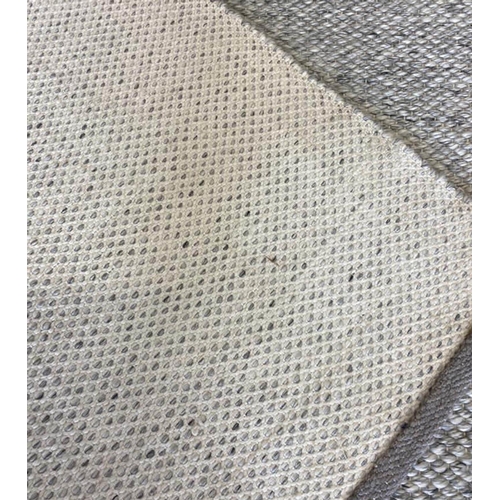 311 - CONTEMPORARY SILVER WOVEN CARPET, 470cm x 360cm.