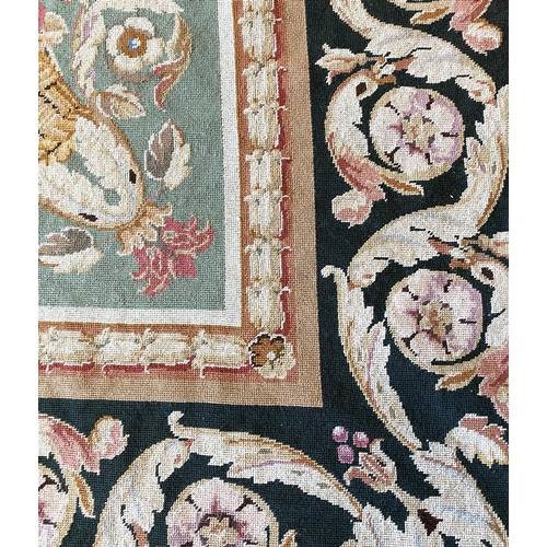 317 - FINE EMPIRE DESIGN NEEDLEPOINT CARPET, 425cm x 310cm.