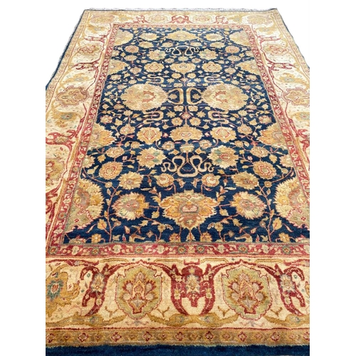 319 - FINE AGRA CARPET, 280cm x 185cm.