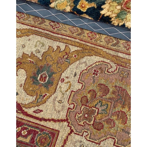 319 - FINE AGRA CARPET, 280cm x 185cm.