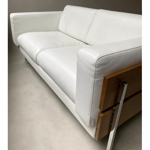 47 - HABITAT FORUM SOFA, by Robin Day (for Hille Tom Dixon A Habitat Edition, early 21st century), in off... 