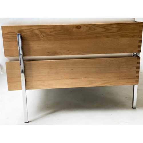 47 - HABITAT FORUM SOFA, by Robin Day (for Hille Tom Dixon A Habitat Edition, early 21st century), in off... 