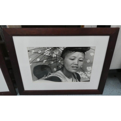 20 - COLLECTION OF PHOTOS, a set of four, indistinctly signed, framed and glazed, 88cm x 68.5cm at larges... 