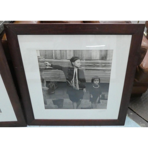 20 - COLLECTION OF PHOTOS, a set of four, indistinctly signed, framed and glazed, 88cm x 68.5cm at larges... 