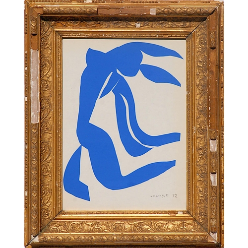 129 - HENRI MATISSE, Nu bleu XI, signed in the plate original lithograph from the 1954 edition after Matis... 