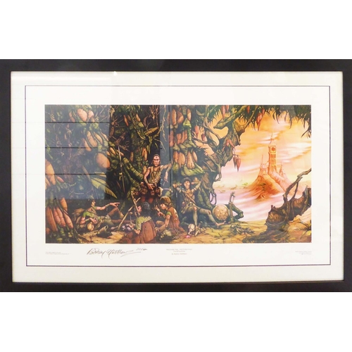 123 - RODNEY MATTHEWS SIGNED ROLLING STONES GICLEE PRINT, 2014, open edition signed by the artist, Rodney ... 