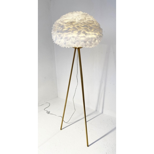 160 - FEATHER CLOUD FLOOR LAMP, Contemporary design, 170cm H.