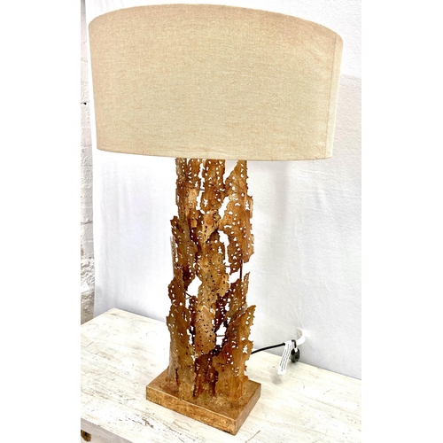 172 - TABLE LAMP, Contemporary design, with shade, 110cm H.