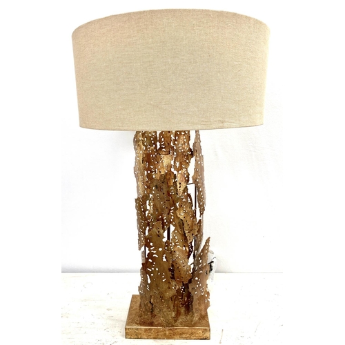 173 - TABLE LAMP, Contemporary design, with shade, 110cm H.