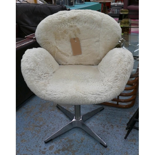 79 - TIMOTHY OULTON DESK CHAIR, 94cm H.