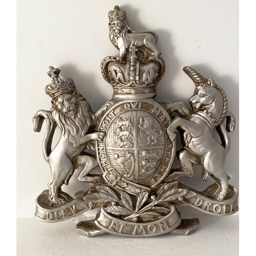 140 - ARMORIAL WALL RELIEF PLAQUE, contemporary, 70cm x 75cm.