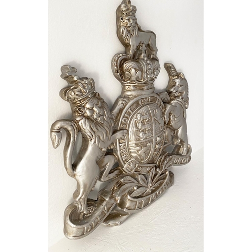 140 - ARMORIAL WALL RELIEF PLAQUE, contemporary, 70cm x 75cm.