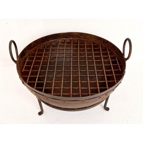 141 - KADAI FIRE BOWL, 60cm diam., Indian style.