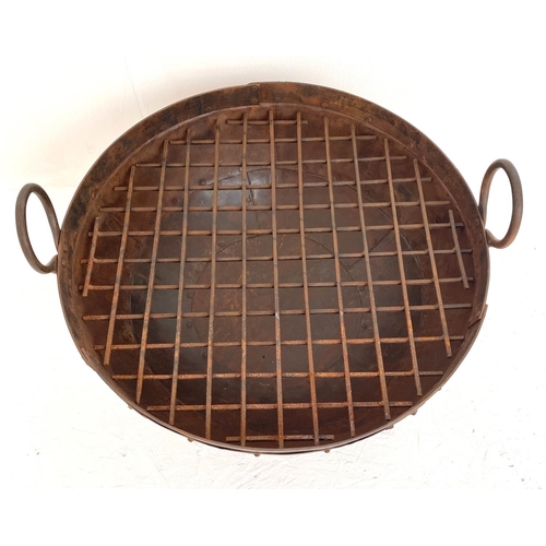 141 - KADAI FIRE BOWL, 60cm diam., Indian style.