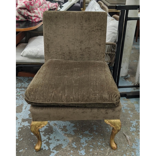 3 - GEORGE SMITH SIDE CHAIR, 98cm H.